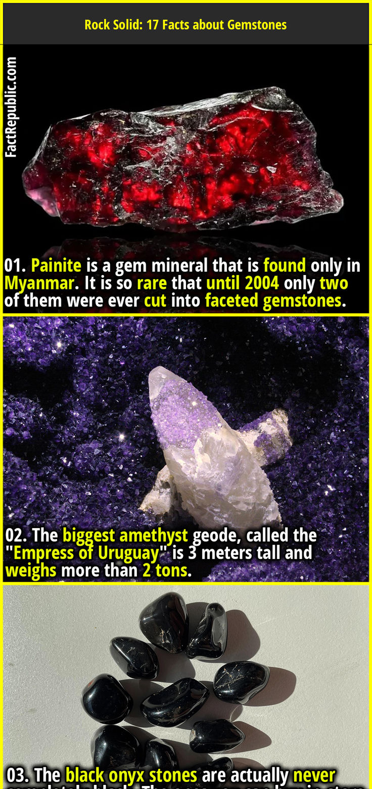 the different types of rocks and their names are shown in this graphic style, with text below