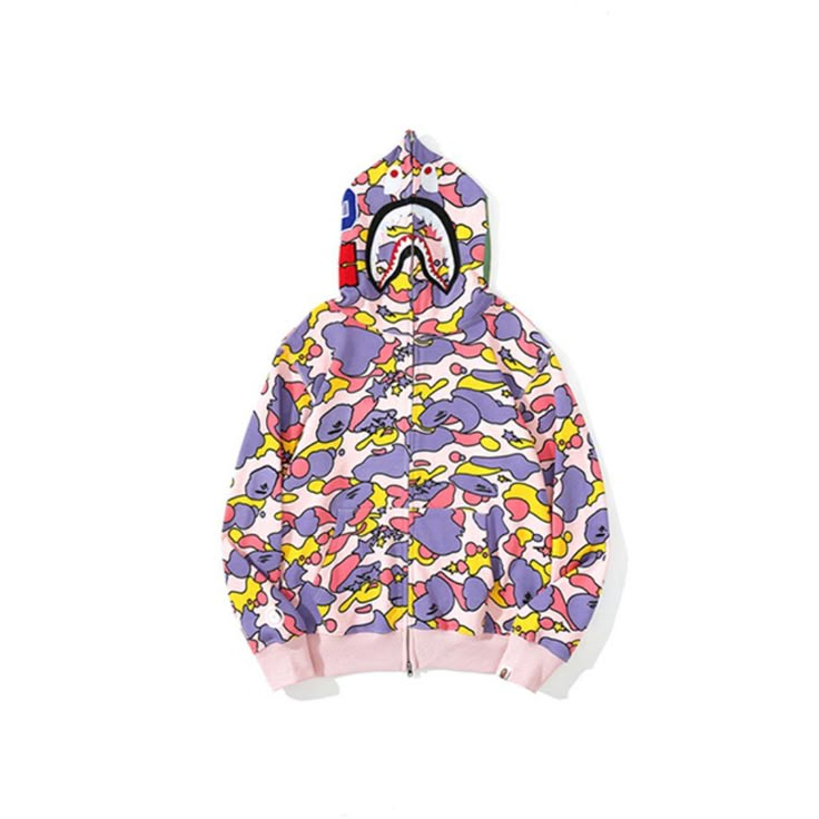 Bape Shark Head Stars Pattern Camouflage Hoodie Purple Brand: Bape Sizes: M, L, Xl, Xxl And 3xl If You Like Bape Brand Clothing As Well, Enter To My Closet, The Photos Of My Colset Are All Real Shots. All Clothes In The Closet Are Brand New, Unworn, With Original Tags And Bags. Clothes In The Closet, Bape Purple, Bape Jacket, Shark Head, Bape Shark, Bape Hoodie, Layered Hoodie, Shark Hoodie, Patchwork Sweatshirt