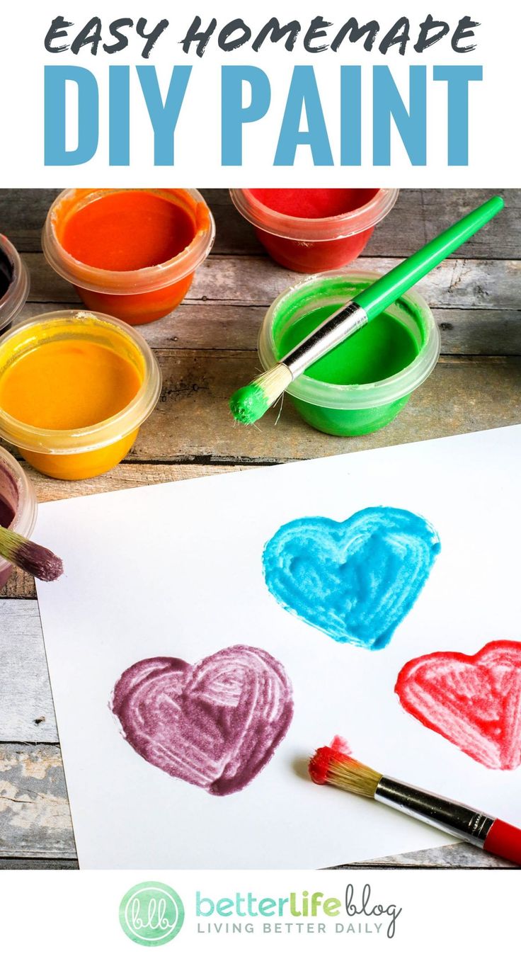 an easy homemade diy paint project for kids to do with their hands and feet