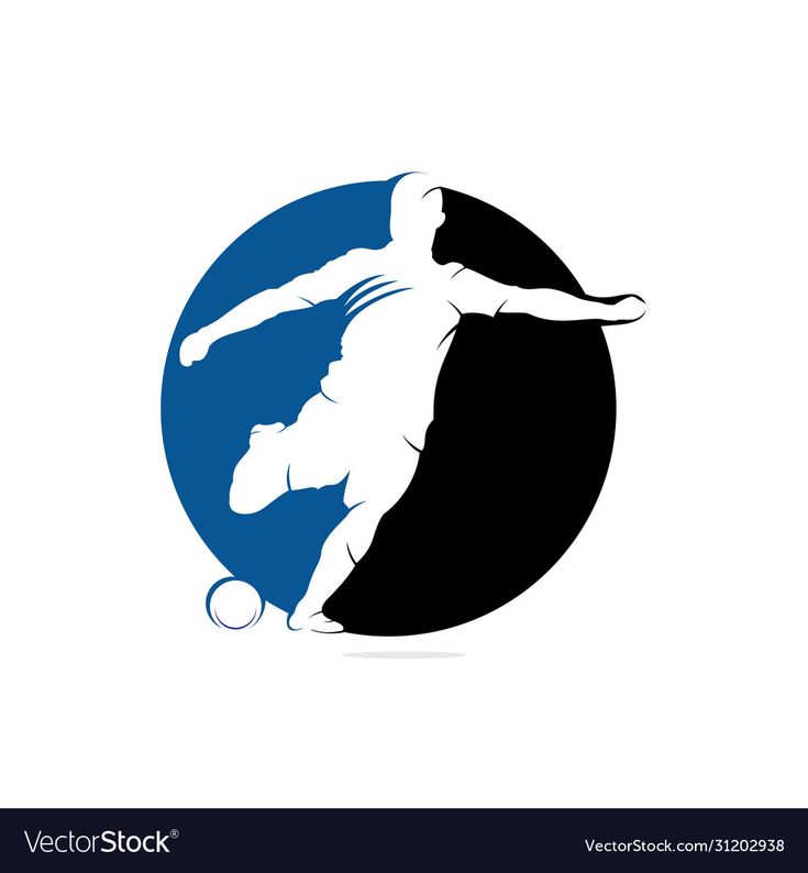 a man is playing tennis on the ball logo design for a sports team or competition