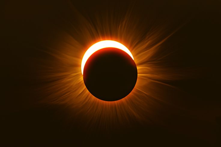 the sun is seen during a solar eclipse