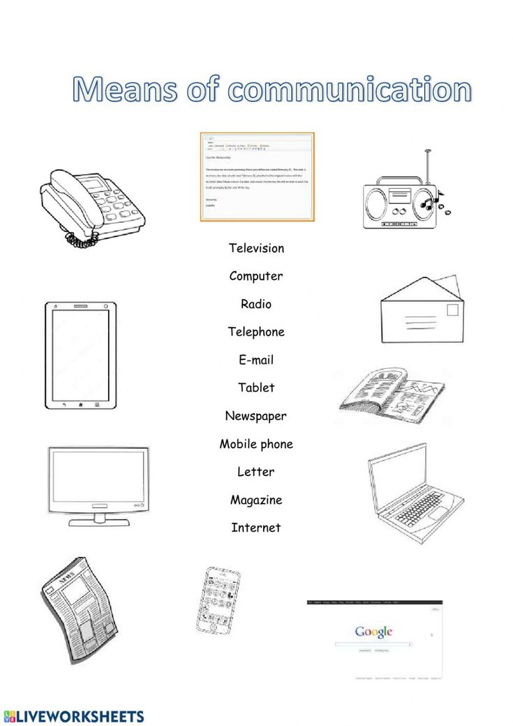 the worksheet is filled with different types of electronic devices and their meaningss