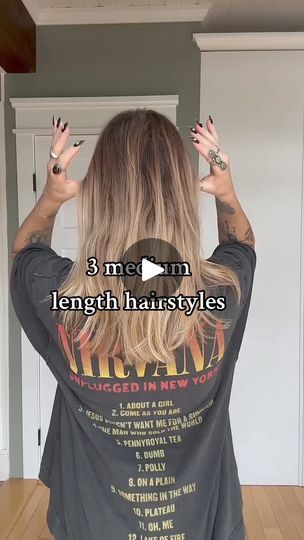 14K views · 223 reactions | Hairstyles for medium length hair ❤️‍🔥 which look is your favorite ? 1,2 or 3? #hairtok #hairstyles #springhair #foryourepage #clawclip #clawcliphairstyles #messybun #halfuphairstyle | torielynnbliss | Eveningland · Vibe Medium Hair Everyday Styles, Easy Hairstyles For The Office, Boho Straight Hair, Cute Mid Length Hairstyles Ideas, Mid Length Hair Updo Easy Casual, Dinner Hairstyles For Medium Hair, Cute Casual Updos For Medium Hair, Medium Length Work Hairstyles, Hair Styles Straight Hair Medium