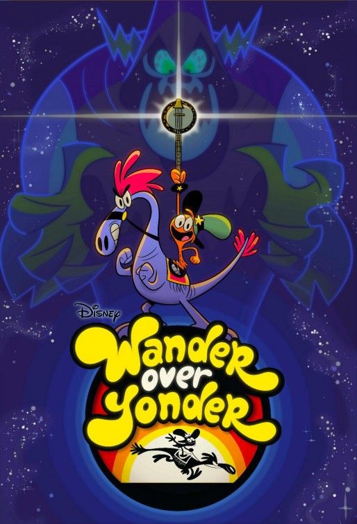 an animated movie poster with the title wander over wonderland