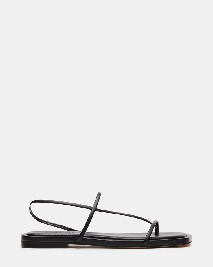 LYNLEY BLACK Black Straps Heels, 2024 Sandals, Europe Packing, Spring Styling, Sandals Steve Madden, 2024 Wishlist, Vegan Sandals, Leather Strap Sandals, Steve Madden Store