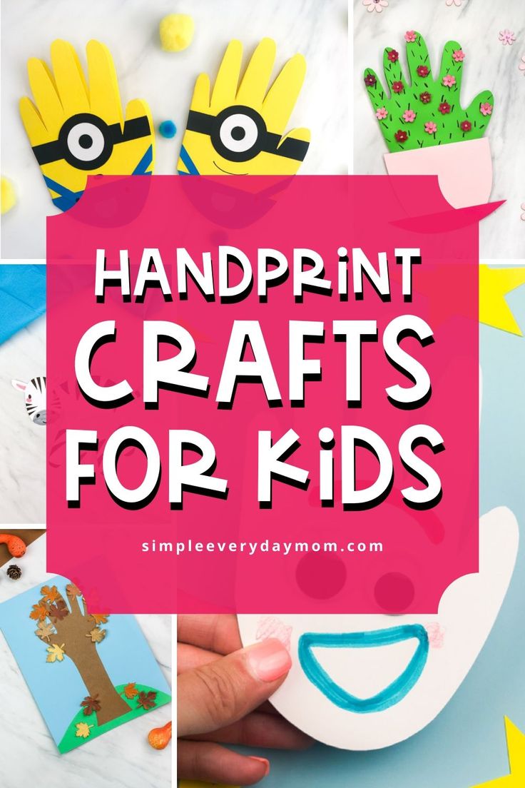 53 Fun Handprint Crafts For Kids [Free Templates] | Handprint crafts ...