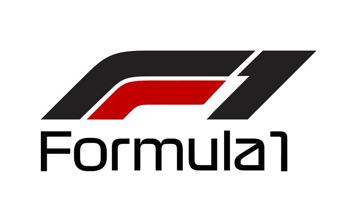 the formula logo is shown in black and red, while it appears to be white