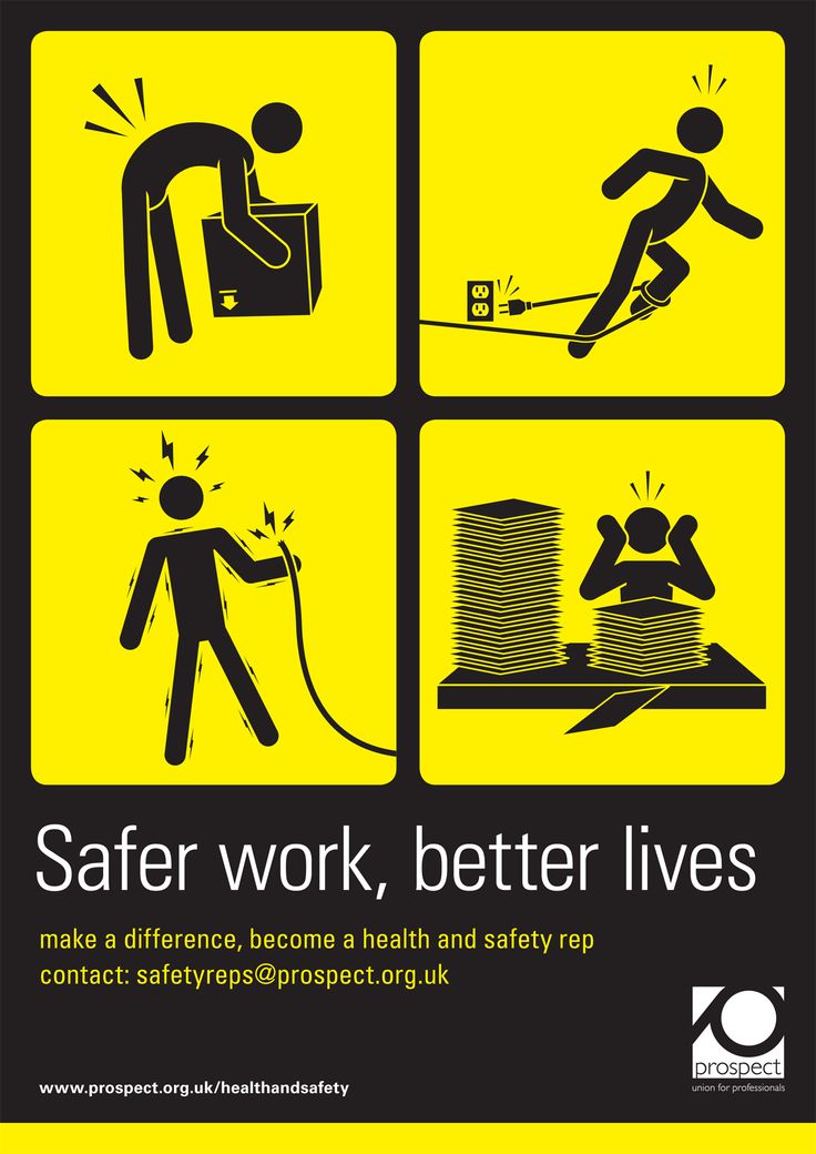 safety work, better lives poster