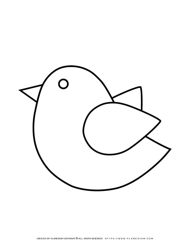 a black and white drawing of a bird with an arrow on it's head