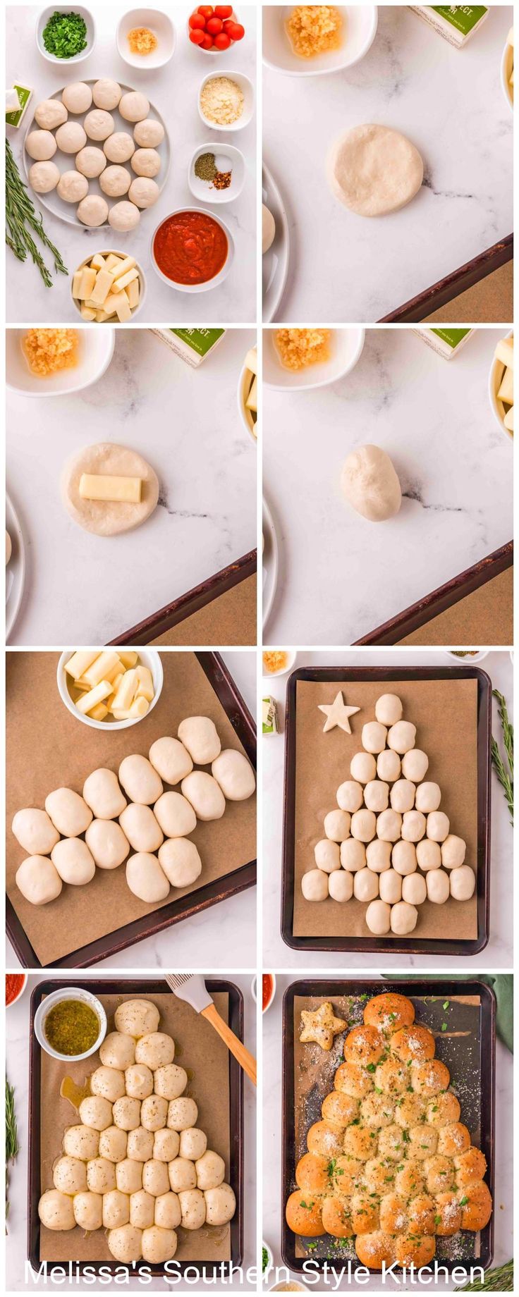 step by step instructions on how to make an appetizer with chicken and cheese