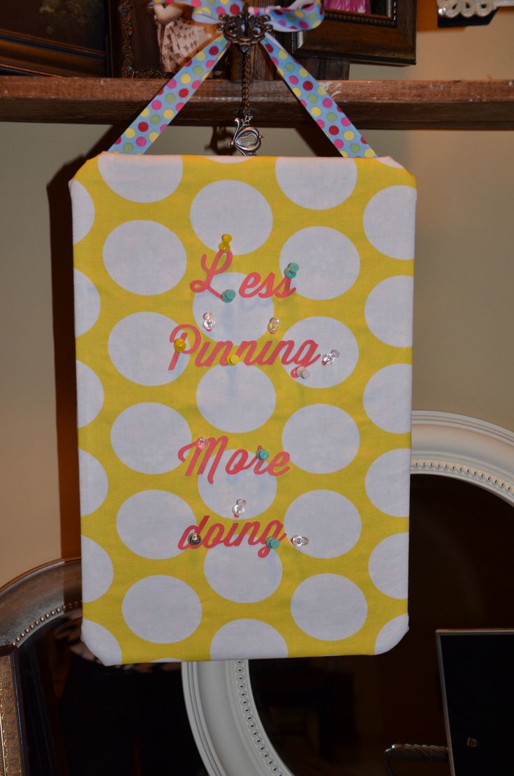 a yellow and white polka dot gift bag with the words less braing, more gangs on it