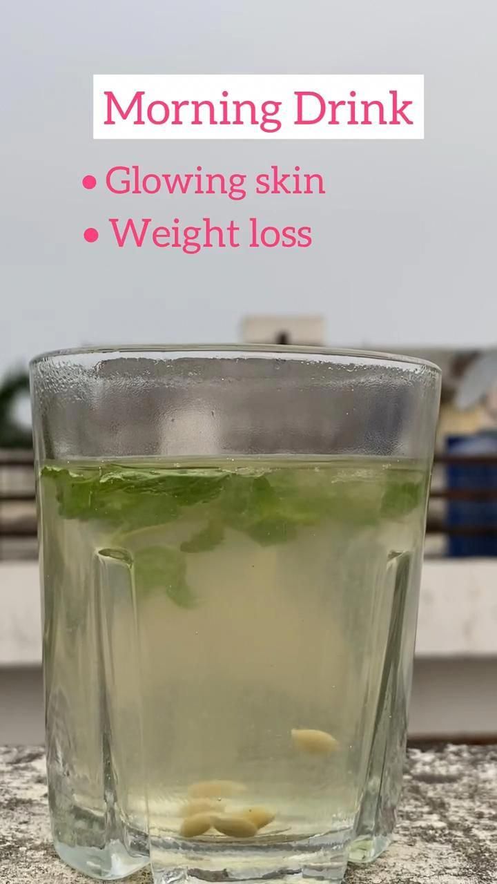 Healthy Morning Drinks, Wait Loss, Foods For Healthy Skin, Refreshing Drinks Recipes, Morning Drinks, Quick Recipes Snacks, Healthy Juice Recipes, Healthy Homemade Recipes, Healthy Drinks Recipes