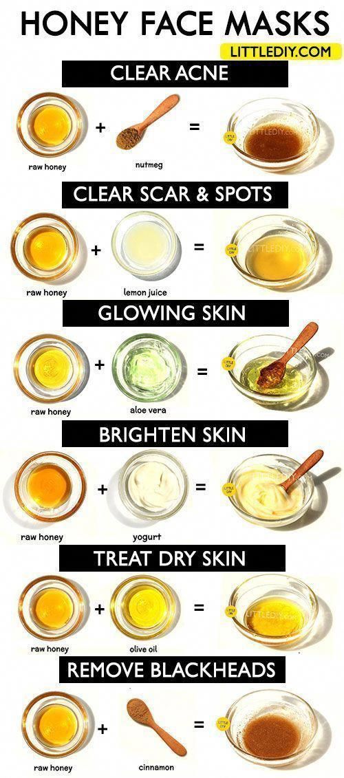 Follow me Getting Rid Of Scars, Mask For Oily Skin, Honey Face Mask, Clear Skin Face, Skin Face Mask, Clear Healthy Skin, Honey Face, Makanan Diet, Perfect Skin Care Routine