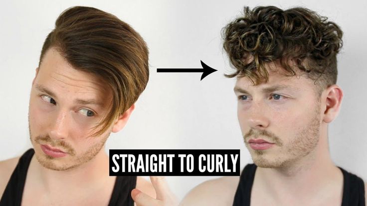 Want to add transform straight hair to curly. Here's how to get curly hair for men with just a blow dryer and salt spray. It's an easy way to get a whole new look. Get Curly Hair, New Men Hairstyles, Types Of Fade Haircut, Curly Hair Straight, High And Tight Haircut, Hidden Agenda, Curly Hair Tutorial, Wavy Hair Men, Natural Wavy Hair