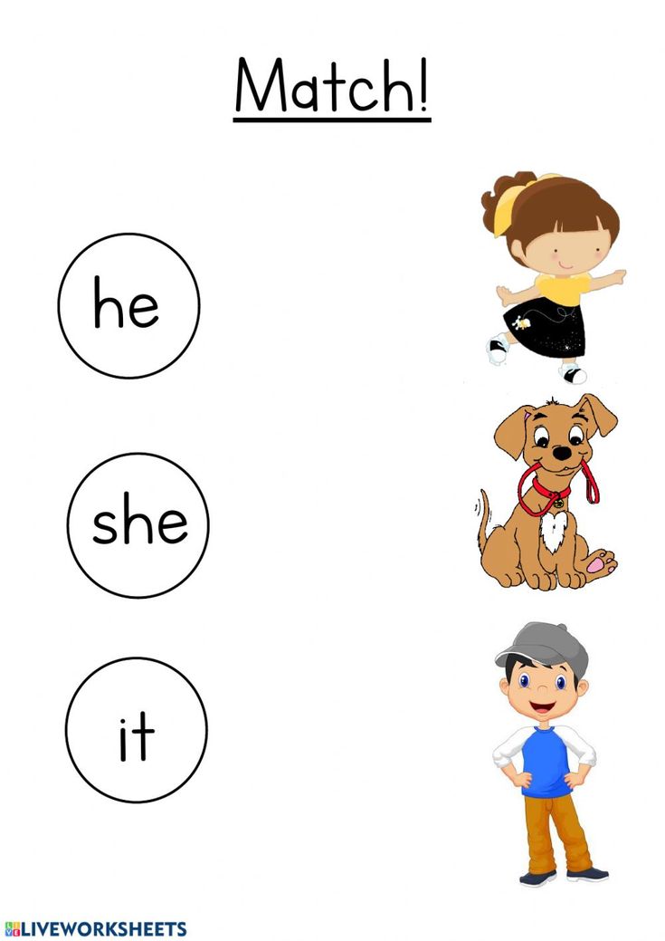 a worksheet for kids to learn how to read the word match with pictures