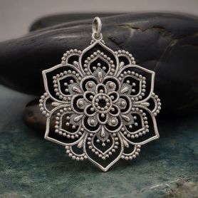 All Products | Nina Designs Mandala Necklace, Lotus Mandala, Lotus Pendant, Compass Pendant, Tiny Charm, Geometric Form, The Lotus, Rise Above, Feather Charms