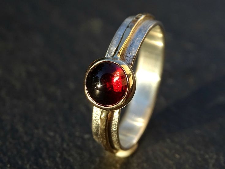 Viking garnet ring gold garnet ring viking engagement ring | Etsy Heirloom Garnet Ring With Bezel Setting, Hand Forged Sterling Silver Ruby Ring, Heirloom Silver Garnet Jewelry, Hand Forged Ruby Ring, Elegant Hand Forged Round Ruby Ring, Garnet Rings In Fine Jewelry Style, Garnet Ring With Polished Finish As Gift, Garnet Rings With Polished Finish - Fine Jewelry, Unique Garnet Rings For Formal Occasions