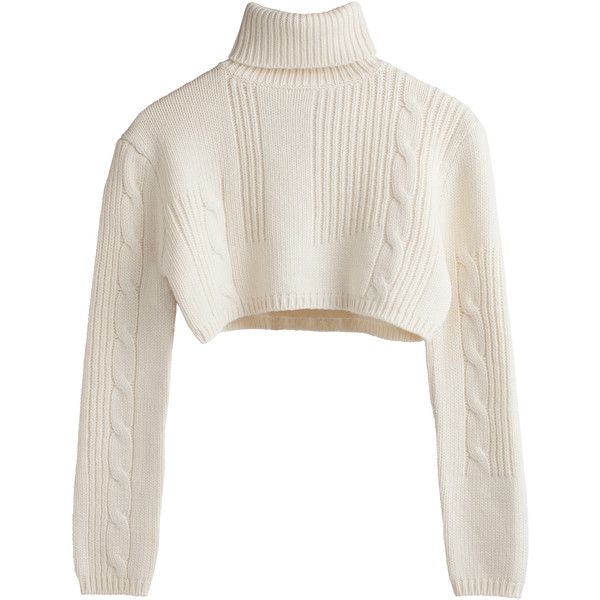 Back Cable knit crop polo Beige Light ❤ liked on Polyvore featuring tops, sweaters, shirts, crop tops, shirt sweater, cropped tops, cable-knit sweater, cable sweater and beige shirt Beige Cable Knit Sweater, Crop Tops Shirts, Beige Crop Tops, Cropped Cable Knit Sweater, Chunky Cable Knit Sweater, Mode Zara, Beige Light, Sweatshirt Outfit, Crop Top Outfits