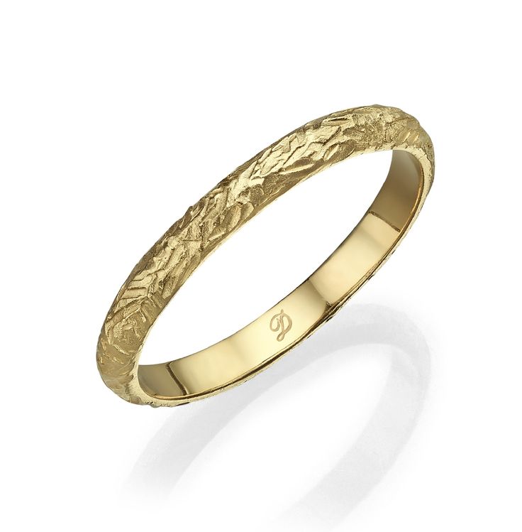 14k Gold Textured Ring.  This dainty ring also makes the perfect anniversary gift. Description: ✤ This ring is made to order ✤ This ring is handmade from start to finish in Our workshop, DaninoDesigner. ✤ Made Of 14K Yellow Gold. ✤ Ring width: 0.11'' / 0.30cm ✤ Ring Size: Choose at checkout - or contact me for custom requests ✤ PACKAGING: Every order is shipped with our luxury jewelry packaging. Perfect for gift giving🎁 📌 Rings-size guide: All of the rings are measured in the US ring size. If Luxury Jewelry Packaging, Married Ring, Solid Gold Wedding Band, Ring Bride, Wide Gold Ring, Textured Gold Ring, Boho Wedding Ring, Wide Wedding Rings, Full Finger Rings