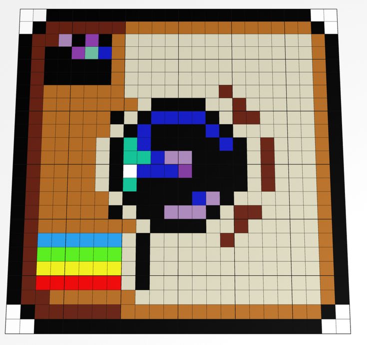 24X24 Grid Pixel Art