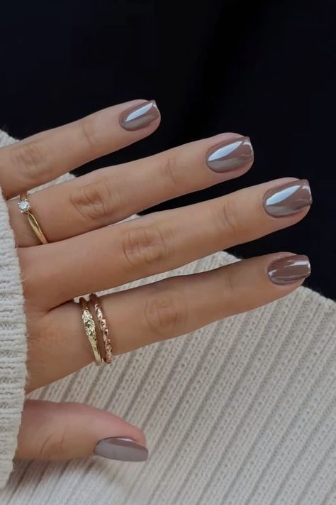 Old Money Nails, Tan Nails, Money Nails, Casual Nails, Cute Gel Nails, Neutral Nails, Dipped Nails, Classy Nails, Fancy Nails