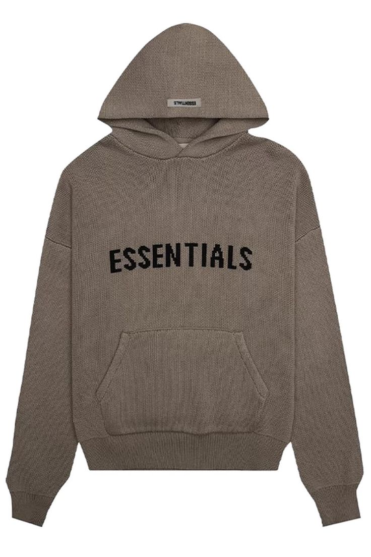 Essentials Knit Hoodie Unisex Sweater Urbancore Style Essentials Knit Hoodie, Luxury Bag Brands, Fog Essentials, Essentials Hoodie, Soft Grunge Aesthetic, Tiktok Outfits, Fear Of God Essentials, Unisex Sweater, Fear Of God