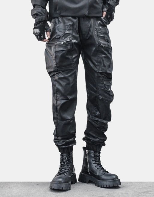 Multi Pocket Cargo Pants Techwear Cargo Pants, Techwear Ninja, Multi Pocket Cargo Pants, Techwear Cyberpunk, Pocket Cargo Pants, Techwear Pants, Techwear Outfits, Pant Chains, Combat Pants