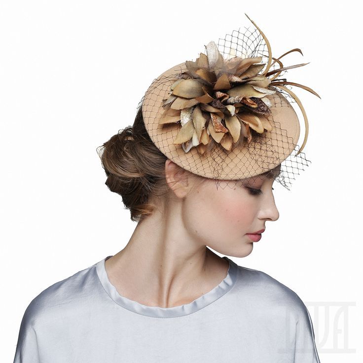 Lovely Light Beige Velour Fascinator with a Velvet Flower by DIVA HATS. Lovely light beige velour fascinator with a velvet flower. Women head accessories for weddings, routs, parties, derby. Ready-to-wear hats that respond to all the latest trends in fashion. Fascinator hats are highly detailed accessories that accentuate your outfits with a subtle charm and elegance. It resembles a hat but is much smaller and unpretentious. This is very comfortable - one size fascinator holds on a headband Elegant Cream Fascinator For Vintage Events, Beige Headpiece For Kentucky Derby Event, Formal Mini Hats With Handmade Flowers, Handmade Flowers Fascinator For Formal Occasions, Elegant Handmade Flowers Headpiece For Events, Elegant Headpieces With Handmade Flowers For Events, Elegant Beige Hat Headpiece, Elegant Beige Headpiece For Events, Elegant Beige Hair Accessories For Party