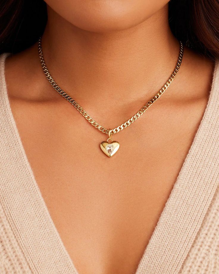 Nova Heart Parker Charm – gorjana 14k Gold Filled Charms Jewelry As Gift, Gold Plated Clavicle Chain For Valentine's Day, Gold Plated Clavicle Chain Jewelry For Valentine's Day, Valentine's Day Gold Plated Clavicle Chain Jewelry, Tarnish Resistant Jewelry For Valentine's Day Gift, Trendy Personalized Jewelry For Anniversary, Valentine’s Day Gift Tarnish-resistant Jewelry, Valentine's Day Gift Tarnish Resistant Jewelry, Trendy 14k Gold-filled Jewelry With Adjustable Chain