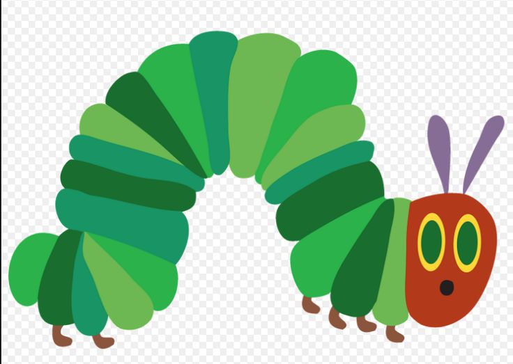 the very hungry caterpillar clipart