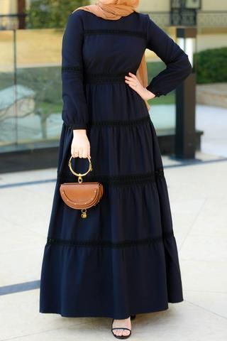 Modest Maxi Dress, Mode Abaya, Muslim Fashion Dress, Black Boho, Abaya Designs, Muslim Fashion Outfits, Muslimah Fashion Outfits, Abaya Dress, Hijab Fashion Inspiration