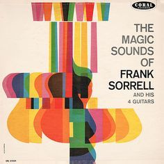 the music sounds of frank sorrell and his 4 guitars, vol 1 album cover