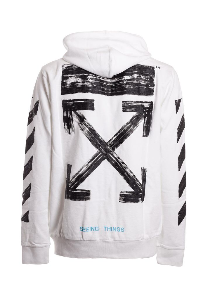 OFF-WHITE OFF WHITE BRUSH PRINT HOODIE. #off-white #cloth # Off White Hoodie Outfit, Off White Hoodie Men, White Hoodie Outfit, Best Hoodies For Men, Hoodie Outfit Men, Off White Hoodie, Supreme Hoodie, Off White Clothing, Black Men Fashion Swag