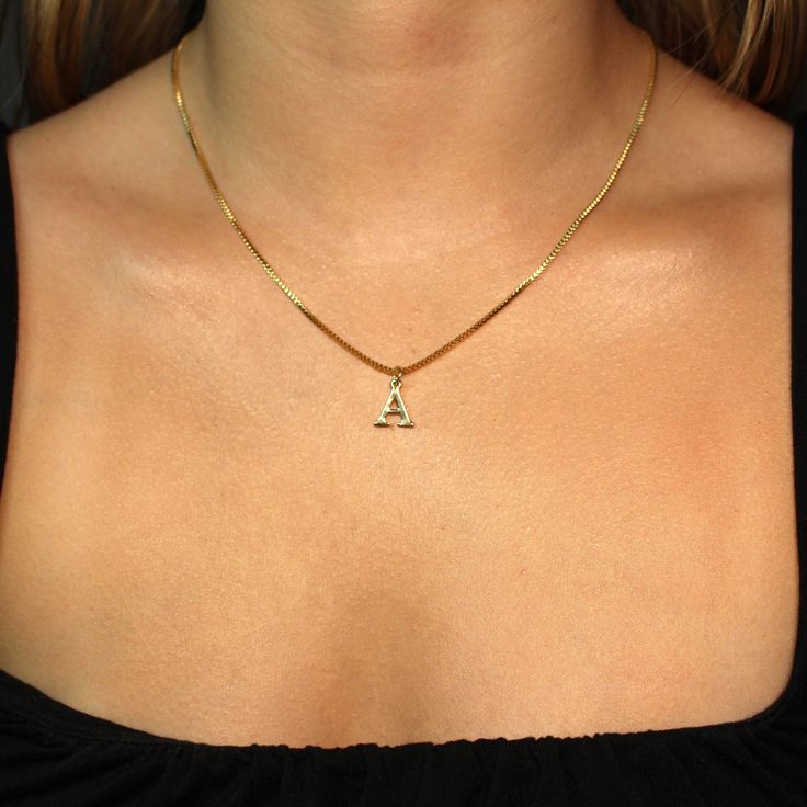 I L L U M I N A T E ∙ Y O U R ∙ S T Y L E UNIQUE ♥ Our handmade 18k Initial necklace is perfect for her. This beautiful gold necklace is ideal for everyday wear or special occasions, offering an elegant and simple design that appeals to women who love a minimalist yet classic look. PERFECT GIFT ♥ This dainty necklace makes a wonderful graduation gift, wedding gift, summer necklace, or addition to any teen jewelry collection. It's a timeless piece for any jewelry lover. MINIMALIST DESIGN ♥ The ve Gold Initial Pendant Necklace As Gift, Minimalist Gold Plated Initial Necklace For Anniversary, Dainty Gold Necklaces For Birthday, Dainty Gold Necklace For Birthday, Gold Plated Necklaces For Birthday, Elegant Tarnish Resistant Necklace For Birthday, Gold Plated Necklace For Birthday, Gold Initial Pendant Charm Necklace, Gold Initial Pendant Charm Necklace As Gift