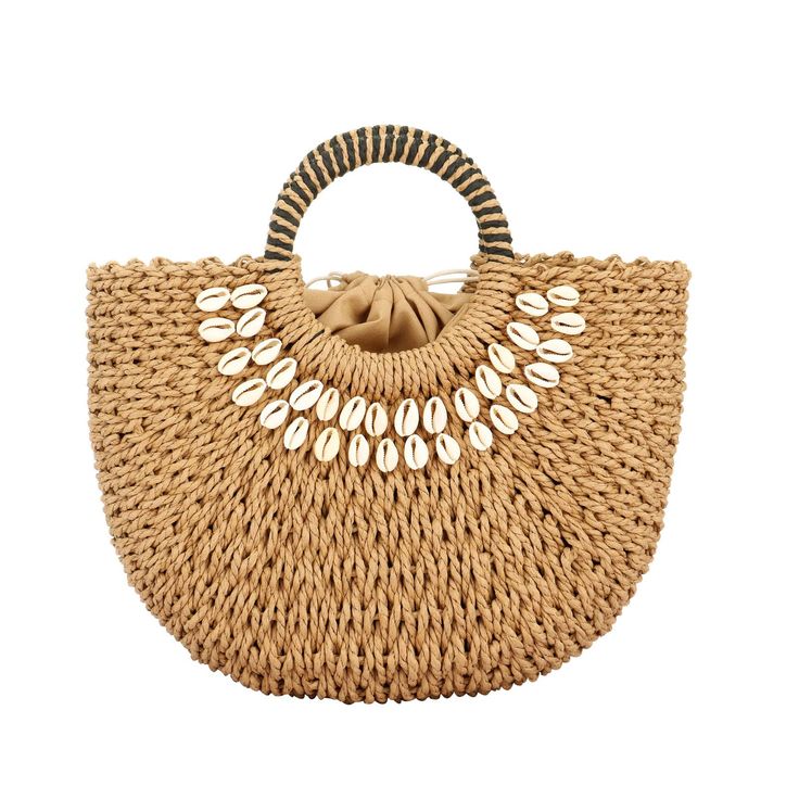 ★【Handcrafted】- This straw beach bag for women is made of high quality durable straw, high-grade Rattan Woven material, handmade extraordinary quality. Nice gift for yourself, lovers, mother, workmates, and friends ★【Fashion Hawaii Beach Bag】- Inspired by the tropical theme of Hawaii. Simple leisure, Retro hollow out straw style and elegant without losing fashion. Cool and comfortable when you carrying it in a hot summer ★【Large Capacity】- The length of the straw bag:12.5in, height : 7.08in, wid Straw Beach Bag, Summer Fashion Beach, Straw Tote Bag, Straw Handbags, Retro Summer, Straw Tote, Hobo Handbags, Friends Fashion, Beach Tote