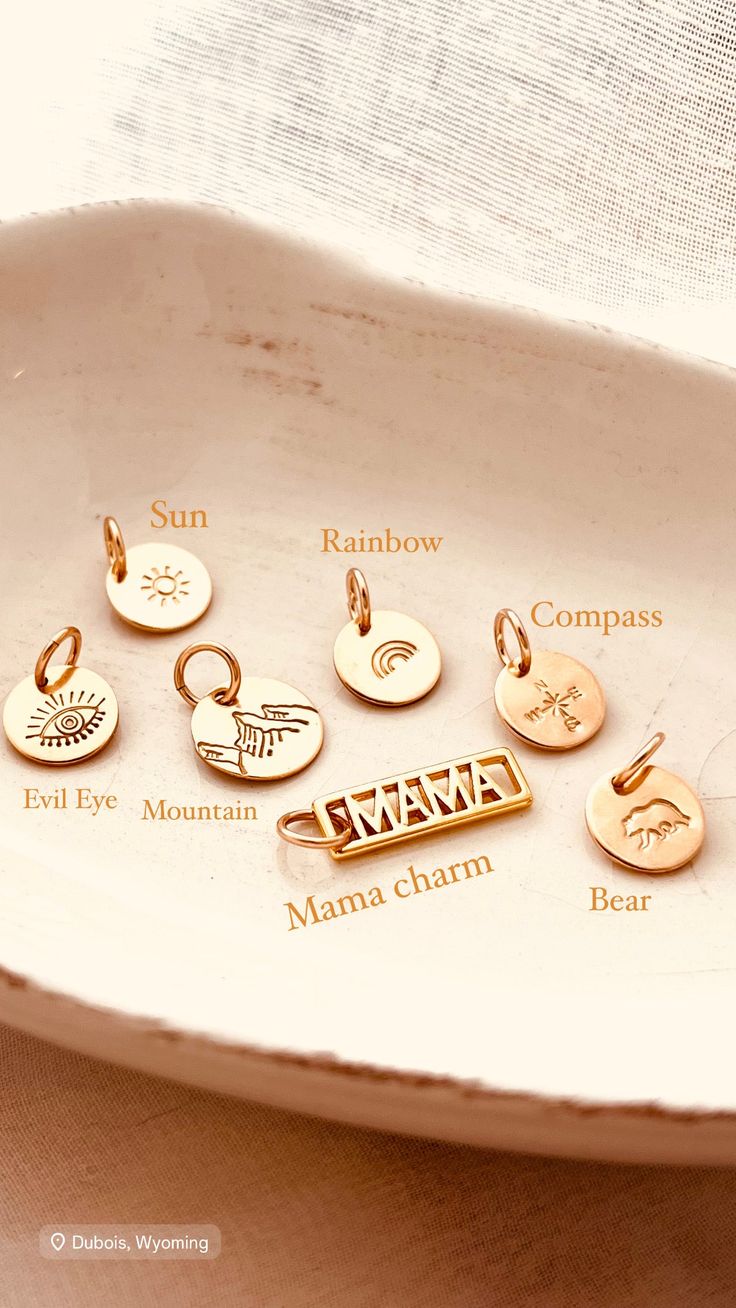 Mix and match your favorite pendant charms to create a personalized piece of jewelry. Each charm is sold separately and individually. These hand-stamped charms feature a 7mm jump ring for an effortless addition to any necklace, hoop, or bracelet. Item Details:This is a listing for ONE(1) Gold Charm. ( Including a 14k gold-filled jumping 7mm ) Silver - Sterling silver Charm options:Mountain View - 14k gold filled and sterling silver 13mm disc charmCompass - 14k gold filled and sterling silver 11m Dainty Hand Stamped Charm Necklaces For Everyday, Everyday Meaningful Nickel-free Charm Necklaces, Dainty Hand Stamped Charm Necklace For Everyday, Minimalist Everyday Pendant Charms, Inspirational Pendant Charm Necklaces For Everyday, Minimalist Sterling Silver Charm Necklace With Dangling Charms, Minimalist Charm Necklace With Pendant, Nickel-free Spiritual Charm Necklaces For Everyday, Everyday Spiritual Charm Necklace With Round Pendant