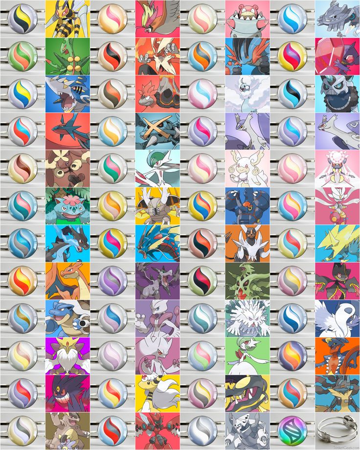 an image of many different colored objects in the same pattern as well as some sort of character