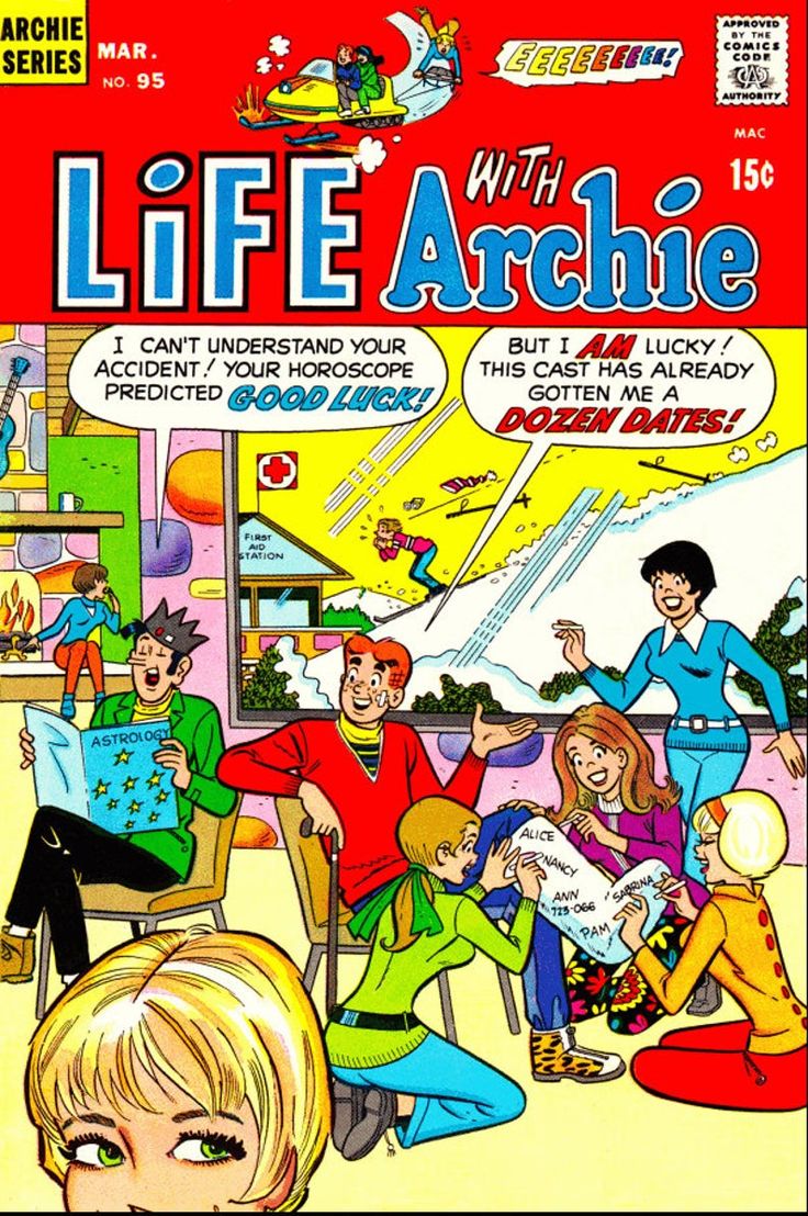 an old comic book cover for life with archie