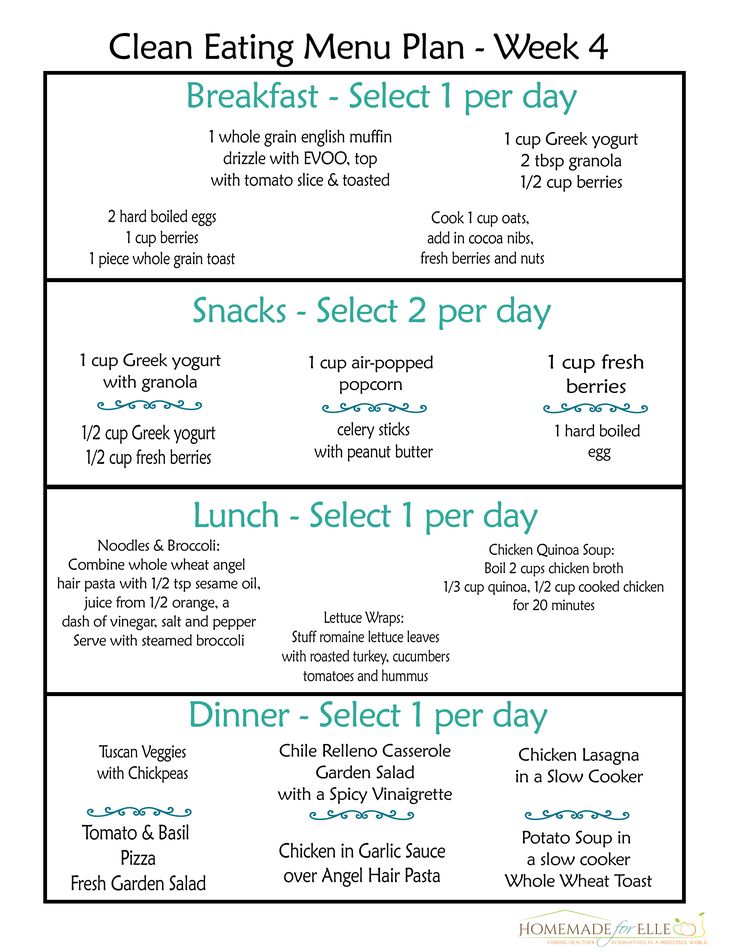 Clean Eating Menu Plan. A free weekly clean eating menu plan with breakfast, snack, lunch and recipes for dinner. Eat well, eat delicious, eat clean. Clean Eating Menu Plan, Free Clean Eating Meal Plan, Clean Eating Menu, Clean Eating Diet Plan, Week Diet Plan, Show Da Luna, Clean Eating Meal Plan, Week Diet, Makanan Diet