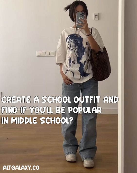 Create a school outfit and find if you’ll be popular in Middle School? – Alt Galaxy Streetwear Woman Aesthetic, Cute Outfits For Girls Middle School, Back To School Outfit Ideas For 6th Grade, Quick Outfits For School, Outfit Ideas For School 6th Grade, Streetwear Outfit Inspo Women, Alt Back To School Outfits, Back To School Outfits For Middle Schoolers, Girls Middle School Outfits