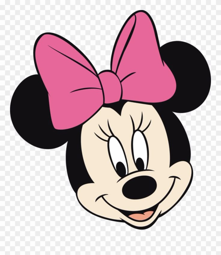 a cartoon minnie mouse with a pink bow on her head stock photo and royalty images