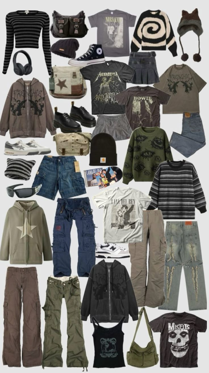 #myfirstshuffle Grunge Therian Outfits, Outfit Inspo Summer Alternative, Cottagecore Skater Aesthetic, Alt Outfits For Hot Weather, Streetwear Fashion Nonbinary, Actual Grunge Outfits, City Grunge Outfit, How To Be Grunge, Grunge Cute Outfits