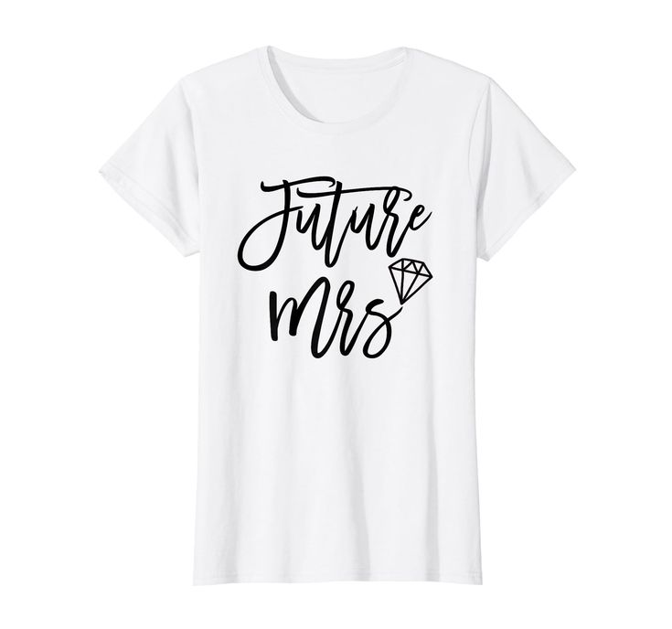 PRICES MAY VARY. Funny for future bride getting married for wedding, bachelorette party Lightweight, Classic fit, Double-needle sleeve and bottom hem Wedding Bachelorette Party, Mrs Shirt, And So It Begins, Future Mrs, Future Bride, Bride To Be, White Tshirt, Bachelorette Party, Branded T Shirts