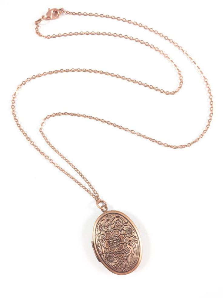 Locket Necklace Picture Locket Necklace Copper Necklace In | Etsy Spiritual Rose Gold Locket Necklace, Oval Pendant Locket Necklace With Adjustable Chain For Keepsake, Spiritual Rose Gold Locket Jewelry, Rose Gold Necklace With Vintage Charm For Gift, Keepsake Medallion Locket Necklace With Adjustable Chain, Rose Gold Keepsake Necklace With Adjustable Chain, Rose Gold Necklaces With Adjustable Chain For Keepsake, Rose Gold Oval Locket Necklaces, Rose Gold Necklace With Adjustable Chain For Keepsake