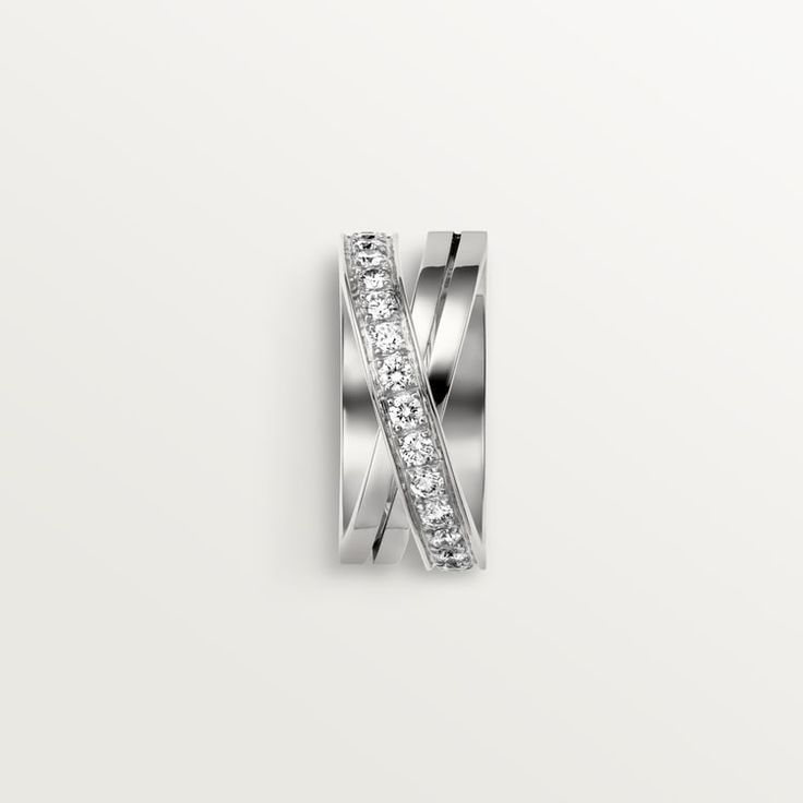 CRB4095800 - Etincelle de Cartier ring - White gold, diamonds - Cartier White Gold Set, Cartier Ring, Gold Set, Ring Ring, White Ring, Brilliant Cut Diamond, White Gold Rings, White Gold Diamonds, Cartier