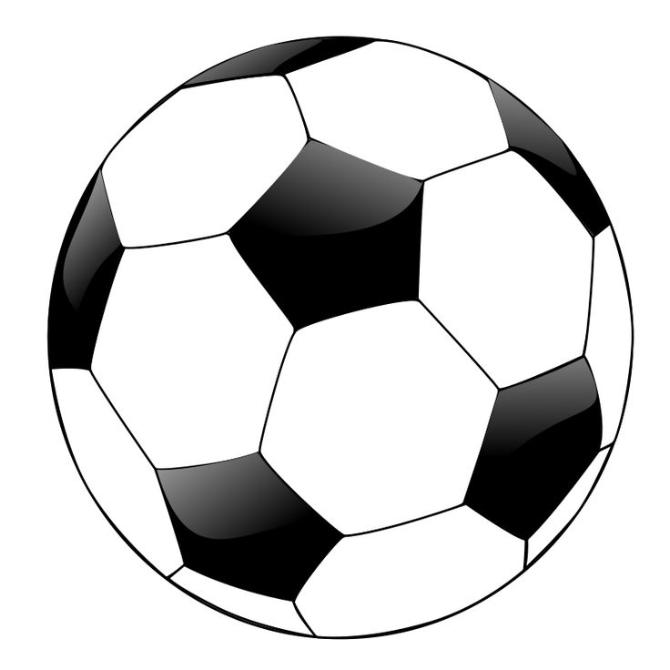 a black and white soccer ball is shown in this file, it appears to be an image