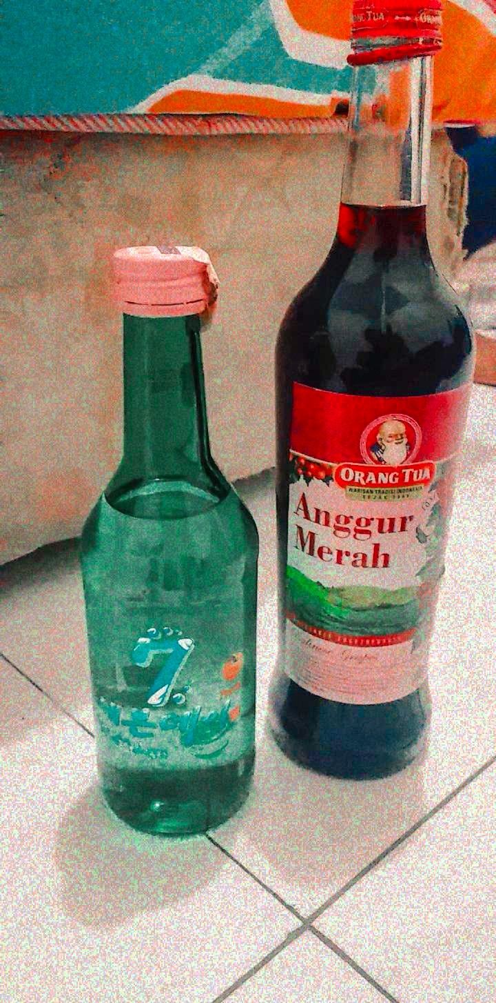 Soju Amer Anggur Merah Alkohol Minuman Keras