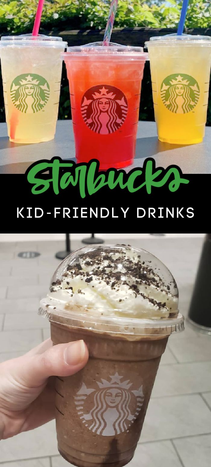 Starbucks Kids Drinks, Non Coffee Starbucks Drinks, Copycat Starbucks Drinks, Mocha Cookie Crumble, Best Starbucks Drinks, Cinnamon Dolce Syrup, Kid Friendly Drinks, Iced Starbucks Drinks, Healthy Starbucks Drinks