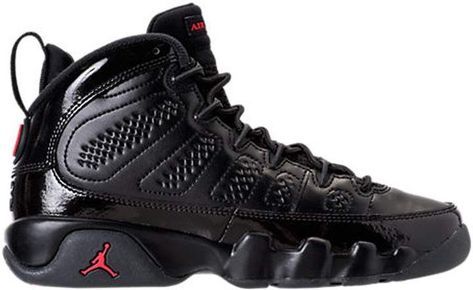 Jordan 9 Retro Bred Patent (GS) Eddie Jones, Brian Dawkins, Jordan Shoes For Men, Retro 9, Jordan 9 Retro, Mens Tennis Shoes, Jordan Shoes Girls, Jordan Shoes Retro, Jordan 9