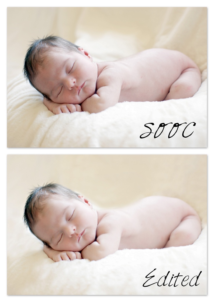 two pictures of a baby sleeping on top of a white blanket with the words sorce